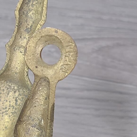 Solid Brass Ornate Wall Sconce Double Candlestick Holders Set of 2 - Picture 6 of 10